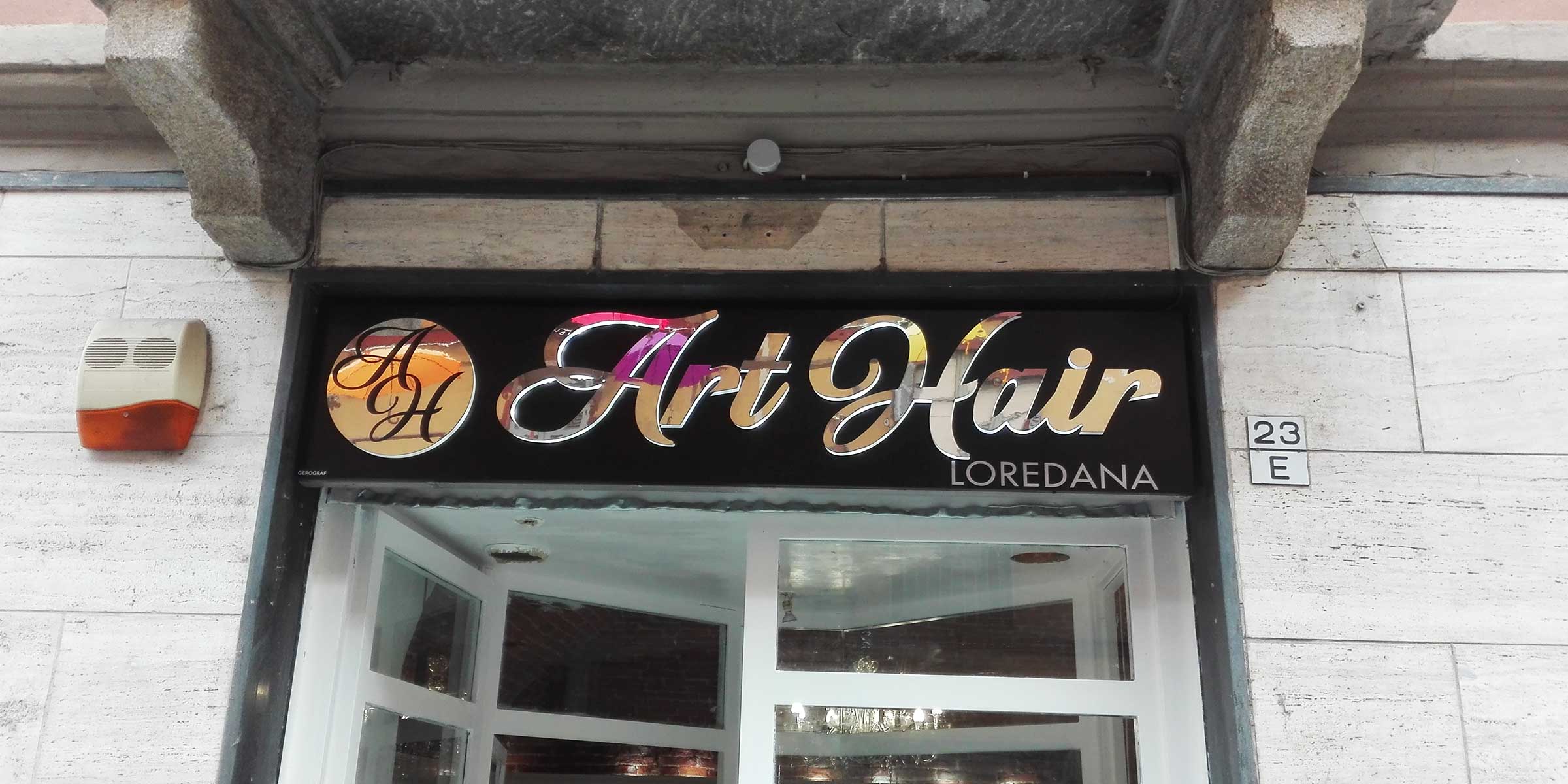 Art-Hair insegna per negozi